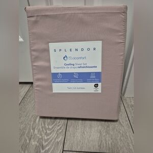 Splendor High IQ Coolcomfort Twin Size Cooling Sheet Set - Light Mauve